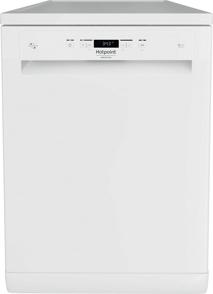 Hotpoint HFC3T232WG Lave-vaisselle, 42 dB, moteur Inverter, 59 cm, 60 cm, Silencieux 42 dB, H 85 x L 60 x P 59 cm, 14 Couverts, 10 programmes