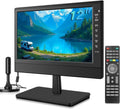 ZOSHING 1080p DC-12 T¨¦l¨¦viseur portable, Petit ¨¦cran TV 1080p de 30, 5 cm avec r¨¦ception Freeview et antenne, 12 V, 12 pouces