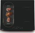 COVERCOOK Plaque de cuisson, 240 V, ¨¦clairage LED, acier inoxydable, 9 Niveaux, 9 Niveaux de Puissance, 220-240 V, 7000W, 4 foyers, 60CM, 240V
