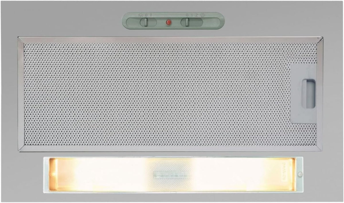 CATA Hotte aspirante, 56 dB, ¨¦clairage LED, acier inoxydable, 67 dB, 120 mm, 2 niveaux, 90W, 360 m3/h, 190 m3/h, r¨¦glable