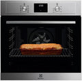 Four encastrable, 2 niveaux, COH3H54TX Four multifonction avec nettoyage facile, acier inoxydable, Electrolux, 594 mm, 7 fonctions, grill