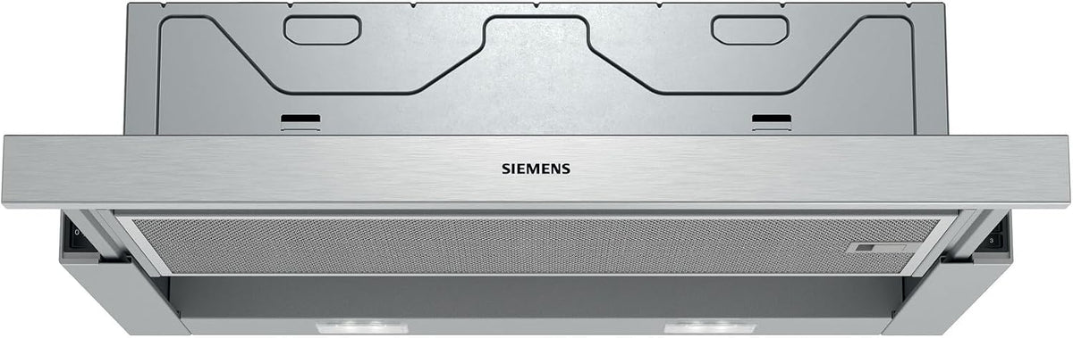 Hotte aspirante SIEMENS LI64MB521, 60 cm, acier inoxydable, 389 m3/h, Hotte tiroir LI64MB521