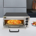 Four ¨¤ pizza OMGGYER, acier inoxydable, 2000 W, pour tartes flamb¨¦es, 350 ¡ãC, temp¨¦rature jusqu'¨¤ 350 ¡ãC, minuterie jusqu'¨¤ 30 min, verre