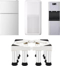 Meuble de rangement pour r¨¦frig¨¦rateur, hauteur r¨¦glable de 29 ¨¤ 32 cm, pour r¨¦frig¨¦rateurs, acier inoxydable, 200 kg, 4 cm, 75 cm, 65 cm