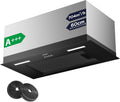 Hotte aspirante CIARRA CBCB6926A, r¨¦glable, 60 cm, 150 mm, 31 cm, 3 Vitesses, 704 m3/h, 15cm, 60cm, encastrable, filtre ¨¤ charbon