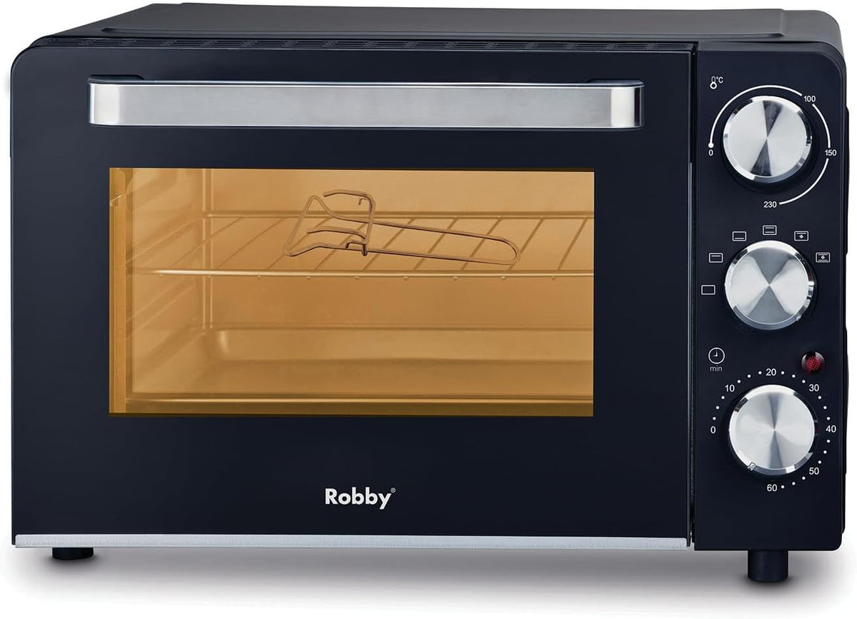 robby Mini four, 38, 6 ¡Á 42 ¡Á 27 cm, 57, 8 ¡Á 49, 5 ¡Á 33, 5 cm, 2000 W, Romf45b, 45l, 2000w, 230 ¡ãC, Four chaleur tournante 45l 2000w