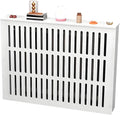 Pi¨¨ce et accessoires pour radiateur, support chauffant moderne pour le rangement, blanc, Cache-radiateur