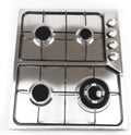 Plaque de cuisson Wiyuer, 59 ¡Á 51 cm, acier inoxydable, 4 br?leurs, 3 kW, 1, 75 kW, 1, 0 kW, encastrable