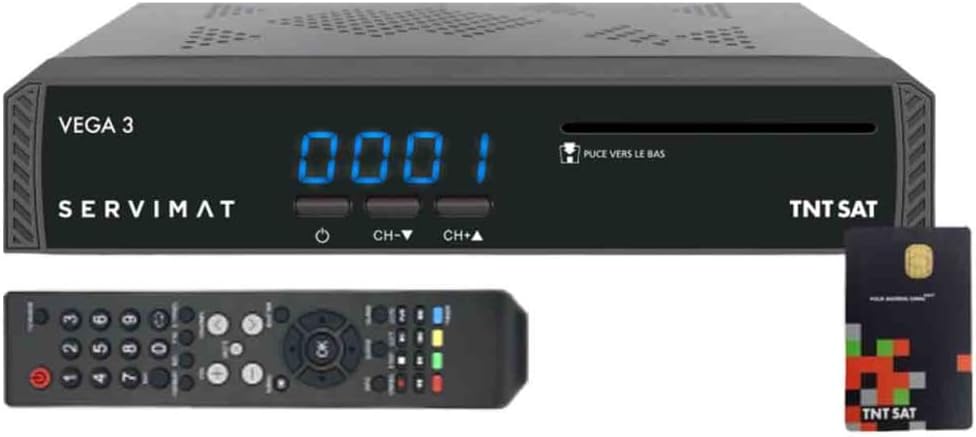 R¨¦cepteur TV satellite, 220 V, Servimat, 12 V, Full HD
