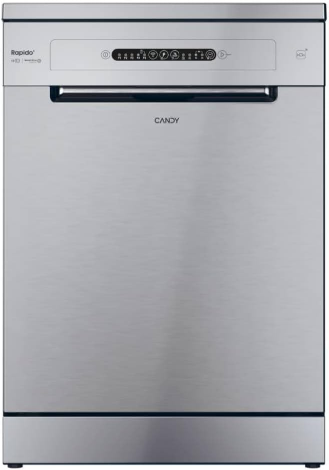 CANDY 3C7L0S Lave-vaisselle, 60 cm, moteur Inverter, 47 dB, 10, 9 L, 597 mm, 598 mm, 850 mm, 13 Couverts, CF 3C7L0S