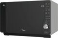 Whirlpool Four micro-ondes, avec steamer, 1000 W, 40 cm, 800 + 1000 W, 25 litres, fonction gril, fonction vapeur, argent