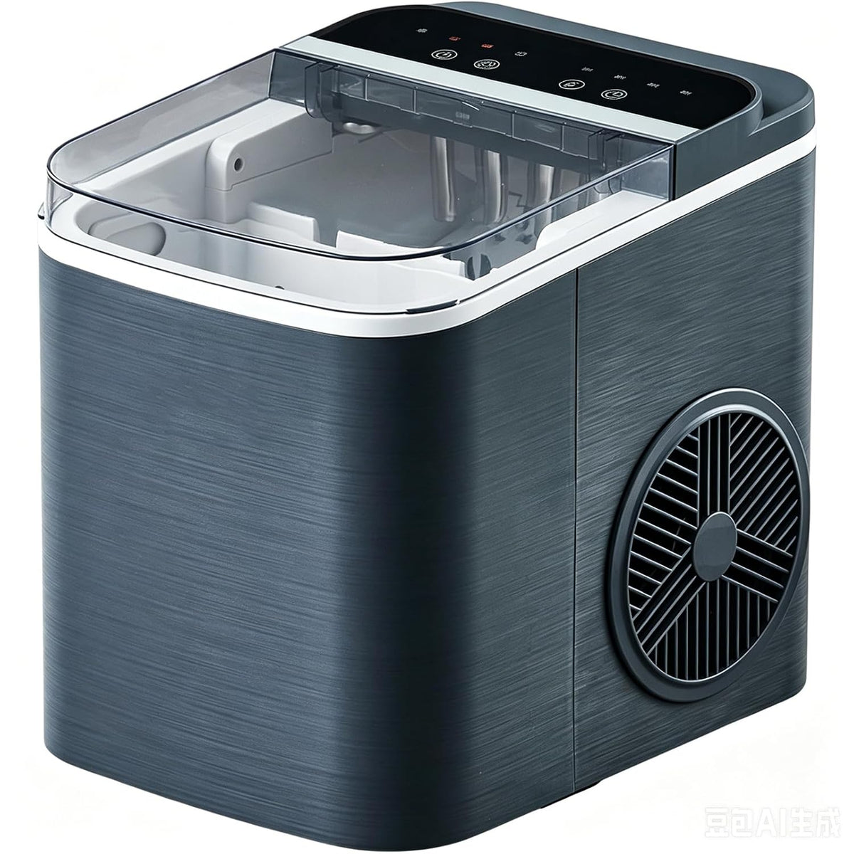 Machine ¨¤ gla?ons, 12 Kg, Capacit¨¦ De 12 Kg/24 H, Production De Gla?ons Rapide En 6 Minutes, 9 Gla?ons En Forme De Balle, portable, r¨¦servoir d'eau