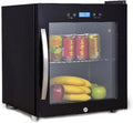 Cave ¨¤ vin, acier inoxydable, Bar ¨¤ Glace pour Boissons ¨¤ temp¨¦rature r¨¦glable, IUBGFTO, verre, Porte en Verre tremp¨¦ Transparent