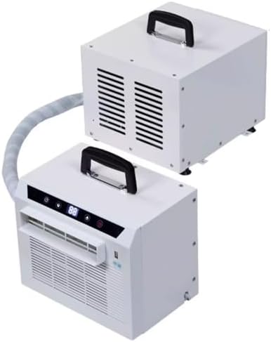 Climatiseur XGKEYQOHSV, t¨¦l¨¦commande, 3 000 BTU, le camping et les v¨¦hicul, minuterie 12 h, unit¨¦ int¨¦rieure/ext¨¦rieure portable avec panneau tactile