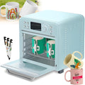 Mini four, Four ¨¤ sublimation 1400 W avec affichage num¨¦rique, four de cuisine ¨¤ convection de lumi¨¨re de 16 L, 34, 5 ¡Á 33 ¡Á 31, 6 cm, 220 V