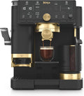NINJA 3-en-1 ES771EUBK Machine ¨¤ caf¨¦, 35, 5 cm, noir/or ES771EUBK, 5 pr¨¦r¨¦glages automatiques de mousse, Luxe Caf¨¦ Pro