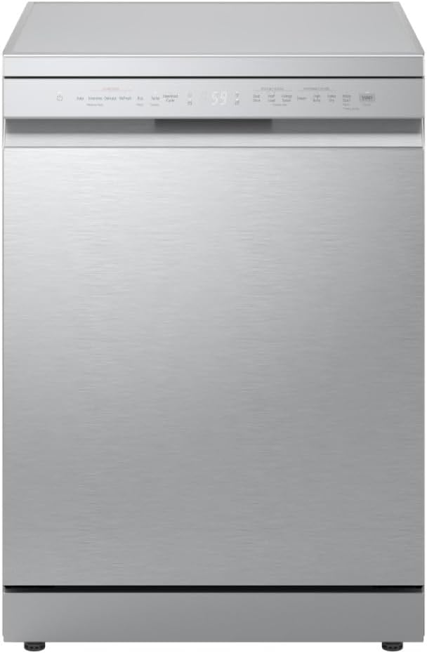 Lave-vaisselle LG DF273FVS, Wi-Fi, 14 Couverts, r¨¦glable, moteur Inverter, fonction vapeur