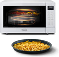 Four micro-ondes, 27 L avec mode Airfryer, Panasonic, 1000 W, 1300 W, Inverter 1000 W, Gril 1300 W, NN-CT55RWEPG 4-en-1, 19 Programmes, Blanc