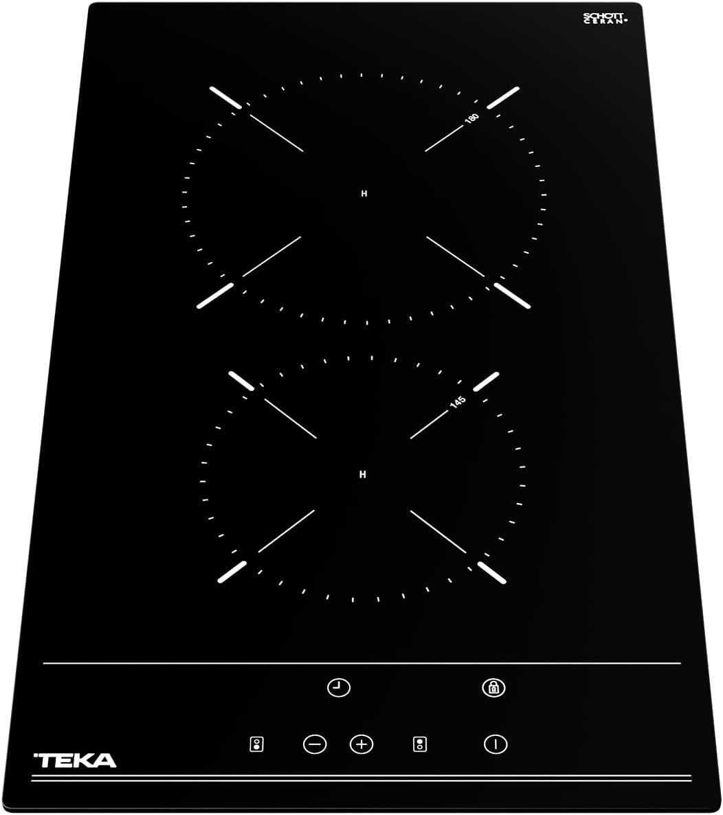 Teka TBC32010 Plaque de cuisson, 30 cm, 180 mm, 3 000 W, Plaques Vitro-C¨¦ramiques TBC32010 30 cm, 2 zones, 2 Feux ¨¤ gaz