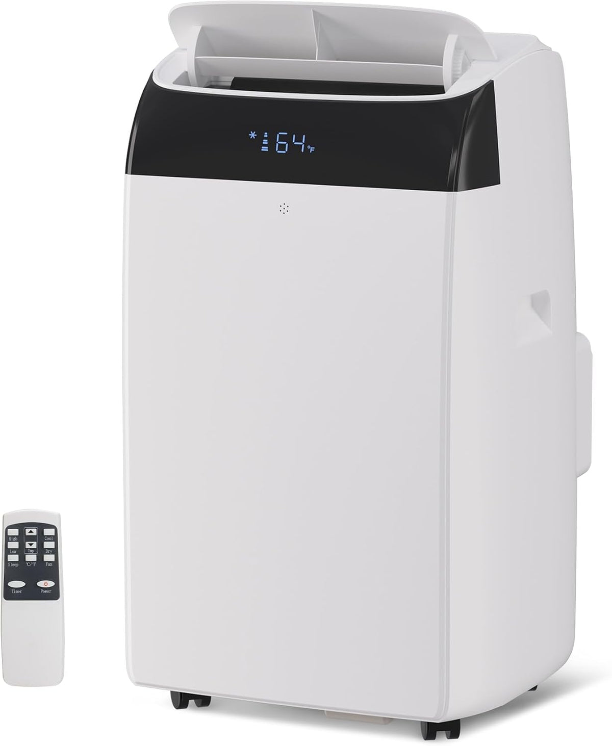 Climatiseur portable, t¨¦l¨¦commande, 14, 000 BTU, SLEKVERSA, 4 en 1, 42dB, 4 en 1 refroidissement, Covers jusqu'¨¤ 700 pi2, moteur Inverter, chauffage