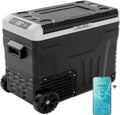 R¨¦frig¨¦rateur, 12 V, pour Car, EUHOMY, 45 dB, 53QT, 240V, 24V, -4¡ãF~ 68¡ãF portable Cong¨¦lateur