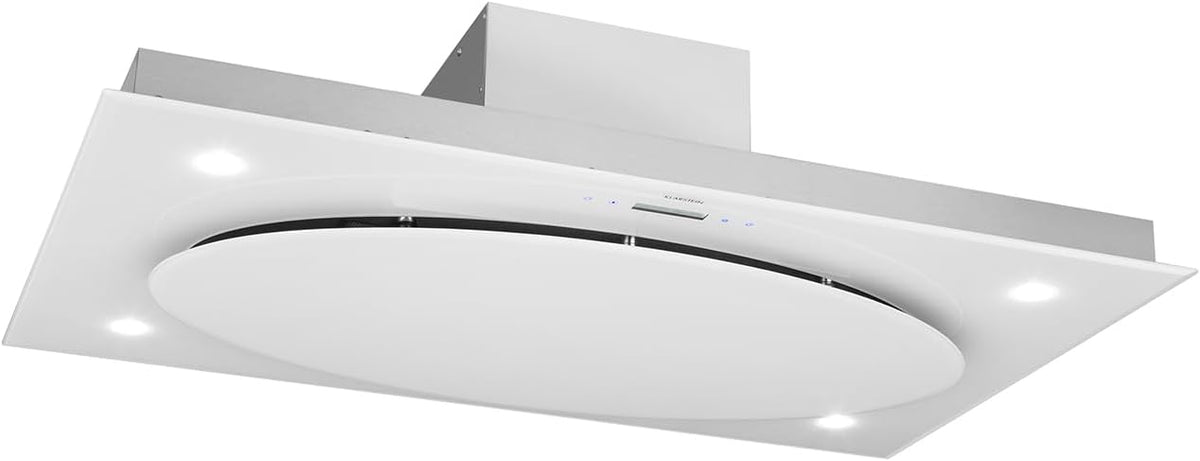KLARSTEIN Hotte aspirante, 110 cm, t¨¦l¨¦commande, acier inoxydable, 3 Vitesses, 3 niveaux, 110 cm de Large, 987 m3/h, 800 m3/h, ¨¦clairage LED