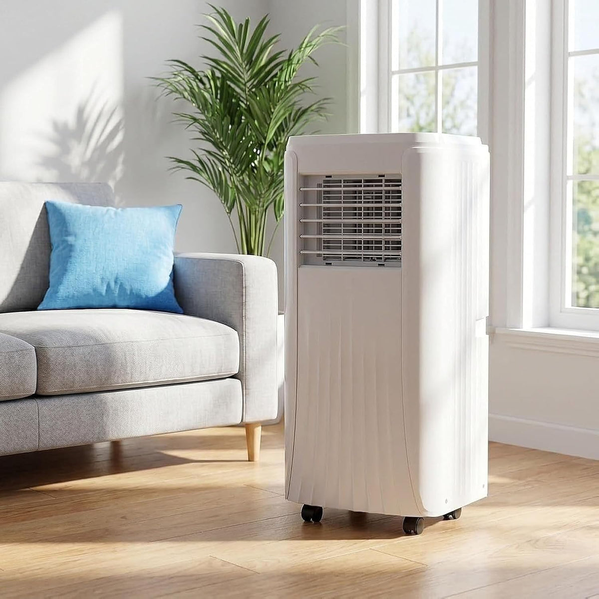 Climatiseur portable LGBBTI 3-en-1, t¨¦l¨¦commande, 10000 BTU, 7000 Btu, r¨¦servoir d'eau
