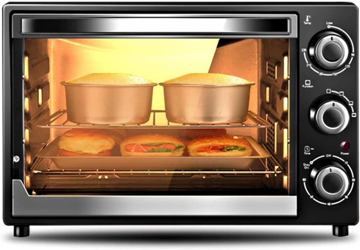 WANWEN Four micro-ondes de comptoir 30 L, plateau tournant et fonction d¨¦cong¨¦lation