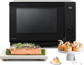Panasonic Four micro-ondes, NN-DS59NMETG 4-en-1, moteur Inverter, Cuisson ¨¤ Deux niveaux, 1000W, 32 Programmes, 27L, 220¡ãC, 1350W