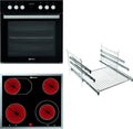 Bauknecht P500 Plaque de cuisson, 60 cm, 4 niveaux, 2 niveaux, 14 fonctions, 4 zones, 1 zone, pyrolyse