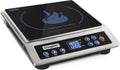 Plaque ¨¤ induction, acier inoxydable, 1800W, CHANGBERT, 9 programmes, 18 programmes, portable, verre, NSF certifi¨¦ Stove