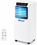 Climatiseur HUANQIN, t¨¦l¨¦commande, 9000 BTU, Id¨¦al Appartement Bureau, 7000BTU, 16 ¡ãC, Rafra?chit jusqu'¨¤ 20 M2, ¨¦clairage LED, minuterie