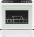 Shalmidor Lave-vaisselle, 5 programmes, pour appartements, ¨¦clairage LED, verre, s¨¦chage ¨¤ l'air chaud, r¨¦servoir d'eau, petit, contr?le tactile