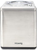 H.Koenig HF340 Machine ¨¤ glace et sorbeti¨¨res, 180 W, acier inoxydable, 2 L, Sorbeti¨¨re Turbine ¨¤ Glace Professionnelle HF340