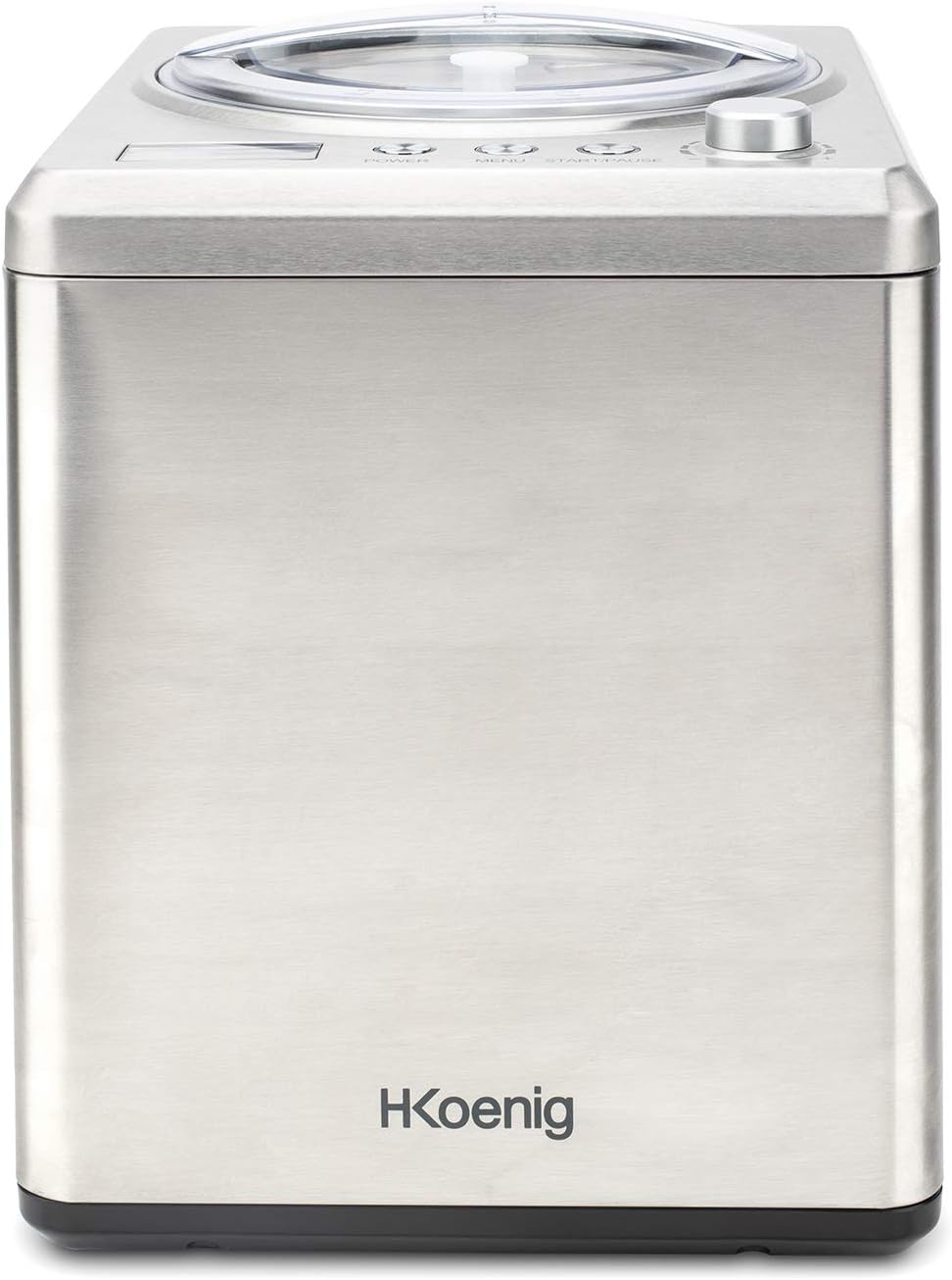 H.Koenig HF340 Machine ¨¤ glace et sorbeti¨¨res, 180 W, acier inoxydable, 2 L, Sorbeti¨¨re Turbine ¨¤ Glace Professionnelle HF340