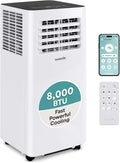 SereneLife SLPAC805W Climatiseur mobile connect¨¦ 8 000 BTU, 3-en-1, jusqu'¨¤ 300 pi2