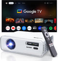 Aurzen Vid¨¦oprojecteur, Wi-Fi, 100 pouces, HDR10, Bluetooth, Google TV