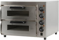 Four ¨¤ pizza, 400 ¡Á 400 mm, r¨¦glable, acier inoxydable, 3000W, 350¡ãC, Temp¨¦rature 350¡ãC, Pierre R¨¦fractaire