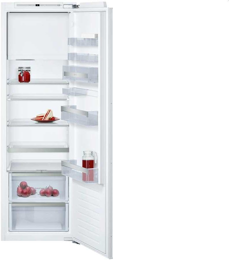 R¨¦frig¨¦rateur Neff K846A3, verre, ¨¦clairage LED, 177, 5 cm, 251 l, 34 l, 55, 8 ¡Á 177, 2 ¡Á 54, 5 cm, 177, 2 ¡Á 55, 8 ¡Á 54, 5 cm, 177, 5 ¡Á 56 ¡Á 55 cm, 28