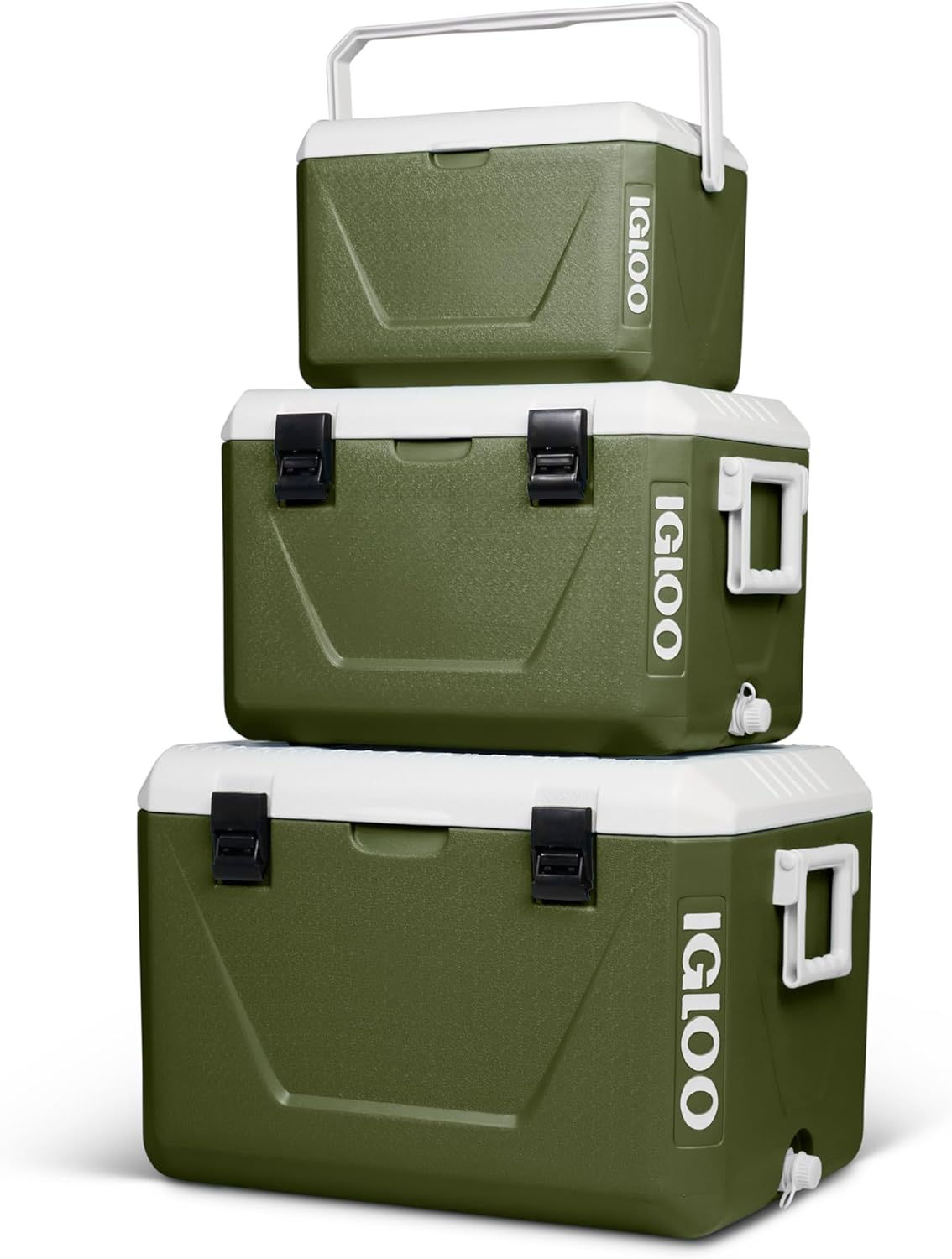 Glaci¨¨re, 11 l, Igloo, Design empilable Gain de Place, 55L, 27L, 11L, Plage, Pique¨CNique & Plein air, Vert