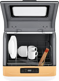 Lave-vaisselle Fermoirper, 800 W, pour cuisine, 45 ¡Á 40 ¡Á 44, 8 cm, 6 couverts, 3 programmes, 55 ¡ãC, 60 ¡ãC, 65 ¡ãC, 3 programmes de lavage