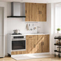 Buffet, Bois d'ing¨¦nierie, 40 ¡Á 31 ¡Á 80 cm, r¨¦glable, Unit¨¦ de Cuisine Lucca 5 pi¨¨ces en ch¨ºne Artisanal, Ordellia, 60 ¡Á 31 ¡Á 80 cm