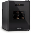 KLARSTEIN Cave ¨¤ vin, petite ¨¤ avec porte vitr¨¦e, 45 dB, r¨¦frig¨¦rateur ¨¤ boissons int¨¦rieur/ext¨¦rieur, 1 zone, 12 bouteilles, 5 ¡ãC, 18 ¡ãC