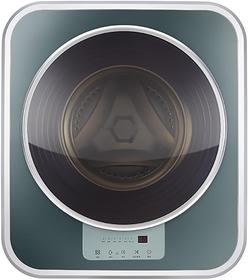 WHIPIN Mini lave-linge, 3 Kg, ¨¦clairage LED, acier inoxydable, 100 W, Petit Lave-Linge Domestique Compact portable de 3 Kg, 95 ¡ãC