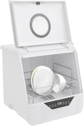 Lave-vaisselle NIGORIY IPX1, ¨¦clairage LED, 800 W, 4 modes, 6 litres, 0, 02-1 MPA, commande tactile, pression d'eau, panier ¨¤