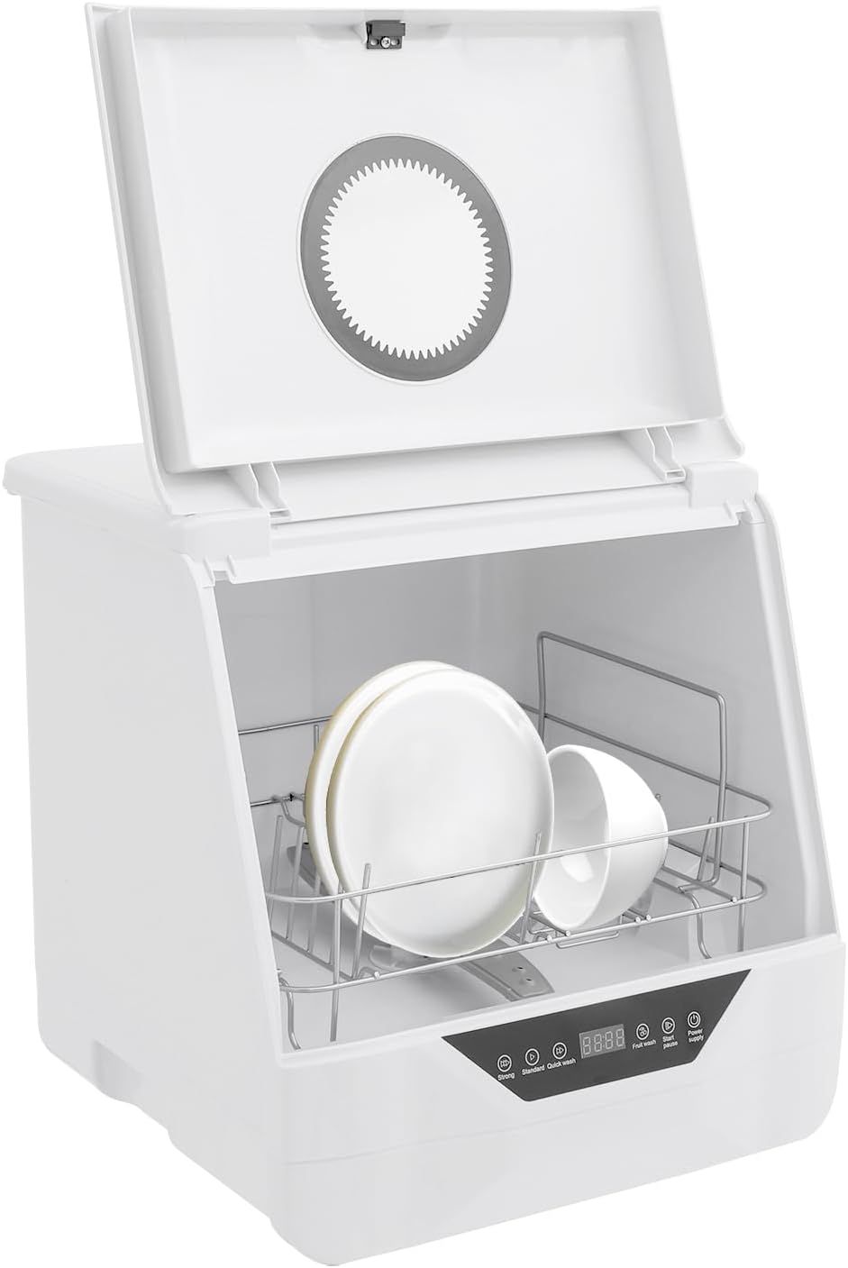 Lave-vaisselle NIGORIY IPX1, ¨¦clairage LED, 800 W, 4 modes, 6 litres, 0, 02-1 MPA, commande tactile, pression d'eau, panier ¨¤