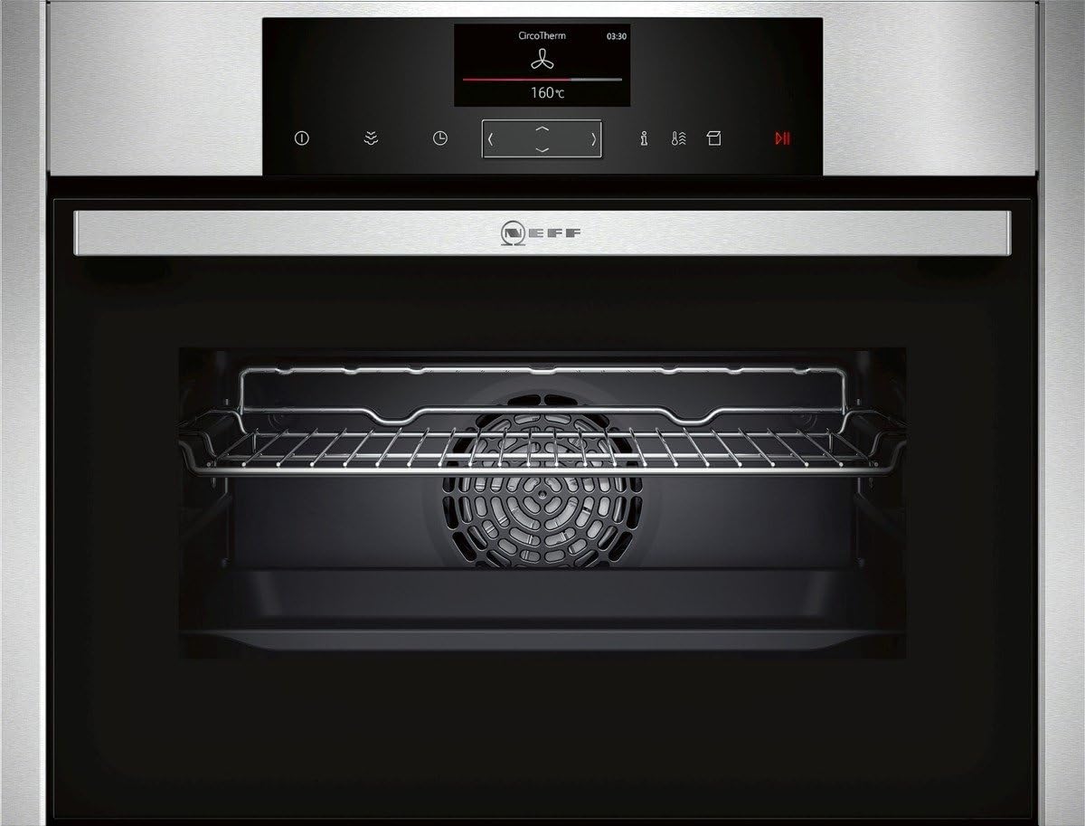 Four encastrable, 47 L, ¨¦clairage LED, acier inoxydable, Neff
