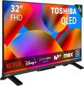 Toshiba 32QV2F63DG T¨¦l¨¦viseur, 80 cm, Bluetooth, 32 pouces, 60 Hz, HDR10, TV QLED 32', 2 x HDMI, Full HD