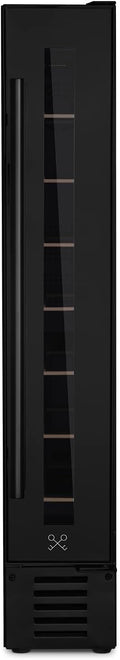 Cave ¨¤ vin, 22 L, R¨¦glable de 5¡ãC ¨¤ 22¡ãC, acier inoxydable, LES PETITS CHAMPS, CAVSEB7, 22L, 7 Bouteilles, 6 ¨¦tag¨¨res, 20¡ãC, Capacit¨¦ 22L
