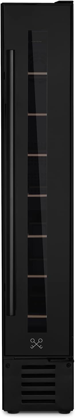 Cave ¨¤ vin, 22 L, R¨¦glable de 5¡ãC ¨¤ 22¡ãC, acier inoxydable, LES PETITS CHAMPS, CAVSEB7, 22L, 7 Bouteilles, 6 ¨¦tag¨¨res, 20¡ãC, Capacit¨¦ 22L